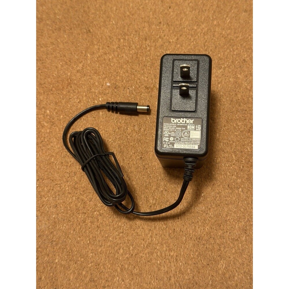 Brother AD-E001A US AC Adapter Power Supply 12V 2A Wall Charger